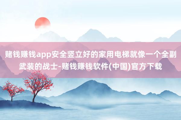 赌钱赚钱app安全竖立好的家用电梯就像一个全副武装的战士-赌钱赚钱软件(中国)官方下载